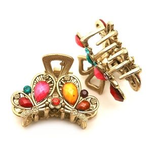 Eve + Belle Elizabeth Jaw Hair Clips pack of 2